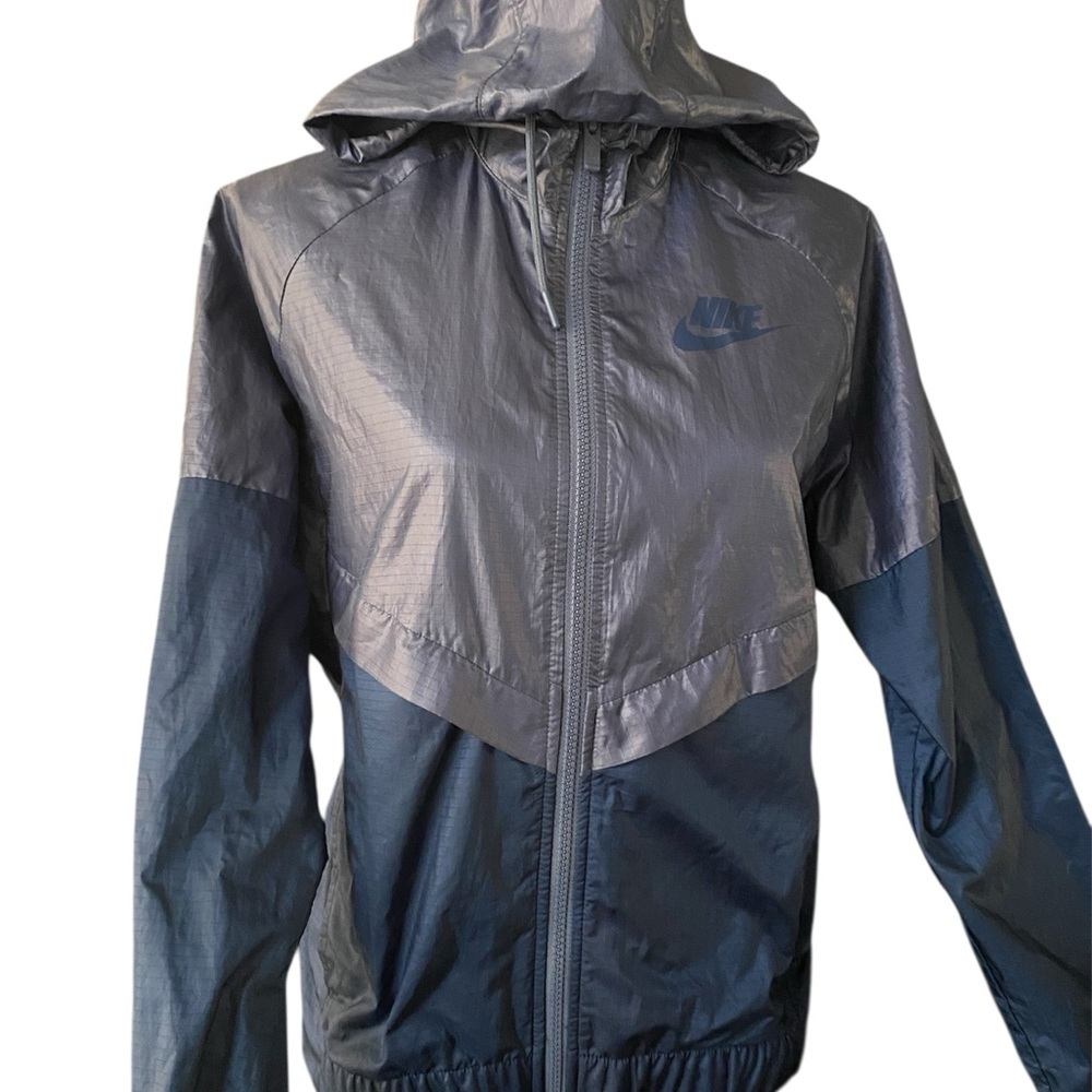 Nike Sportswear NSW Windrunner Windbreaker Jacket Fog Blue 804947-404 Womens S